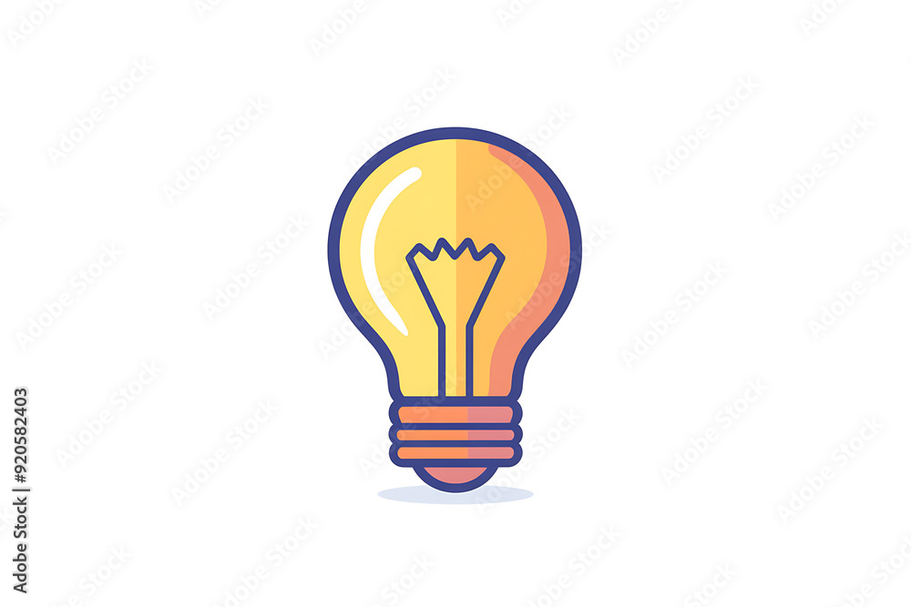 An icon of a light bulb symbolizing an idea, characterized by a simple and clean design. An icon of a light bulb symbolizing an idea, characterized by a simple and clean design.