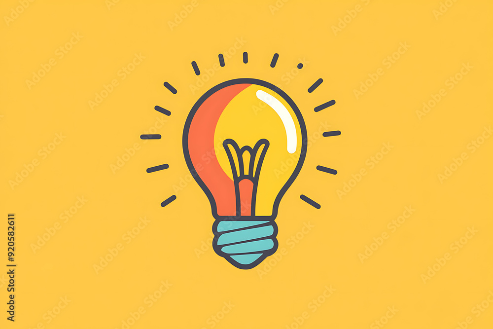 An icon of a light bulb symbolizing an idea, characterized by a simple and clean design. An icon of a light bulb symbolizing an idea, characterized by a simple and clean design.