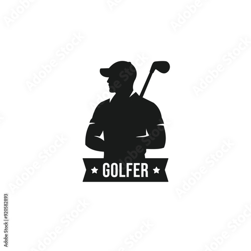 Golf logo vector template illustration