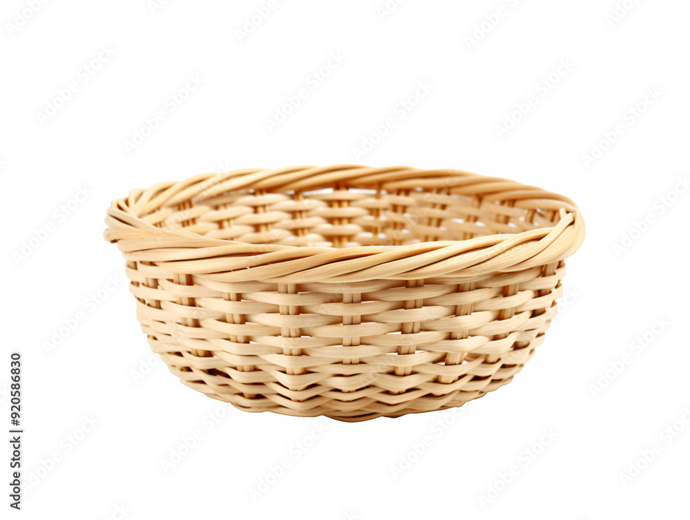 a basket with a white background a basket with a white background