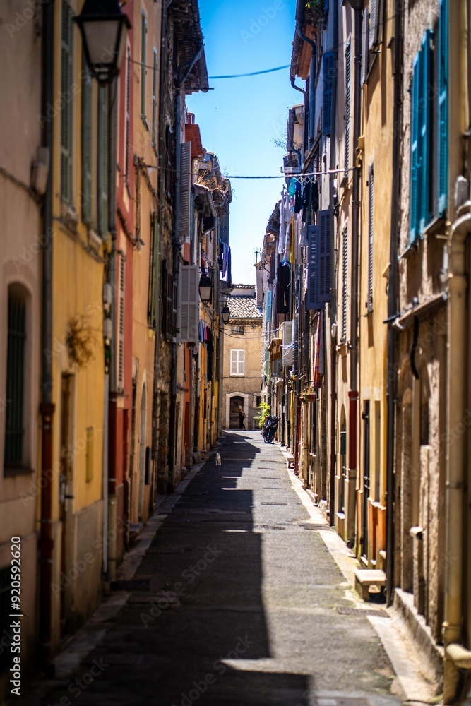 Fototapeta premium narrow street in venice