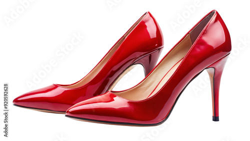 red high heels shoes