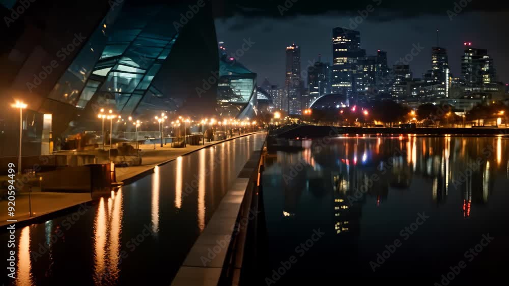 Canary Wharf by night, Buenos Aires, Puerto Madero at Night Canary Wharf by night, Buenos Aires, Puerto Madero at Night