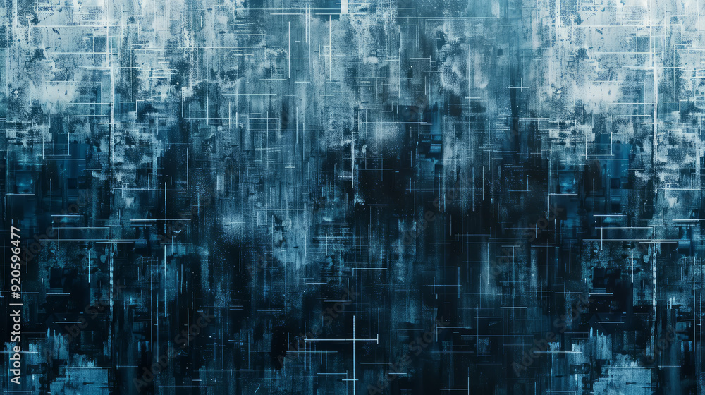 Seamless background of digital noise and glitch textures in grays and blues Seamless background of digital noise and glitch textures in grays and blues