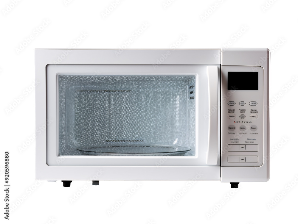 a white microwave oven with buttons and a screen a white microwave oven with buttons and a screen