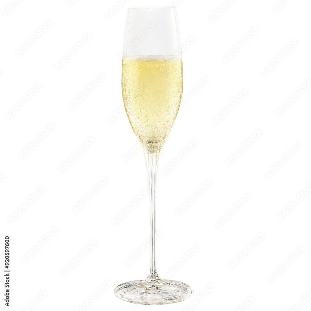Mikasa Capella Champagne flute lead crystal glass long elegant stem pale gold sparkling wine rising
