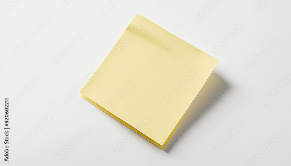 Bloc-notes jaune idée brouillon papier post-it fond blanc brainstorming froissé. Bloc-notes jaune idée brouillon papier post-it fond blanc brainstorming froissé.