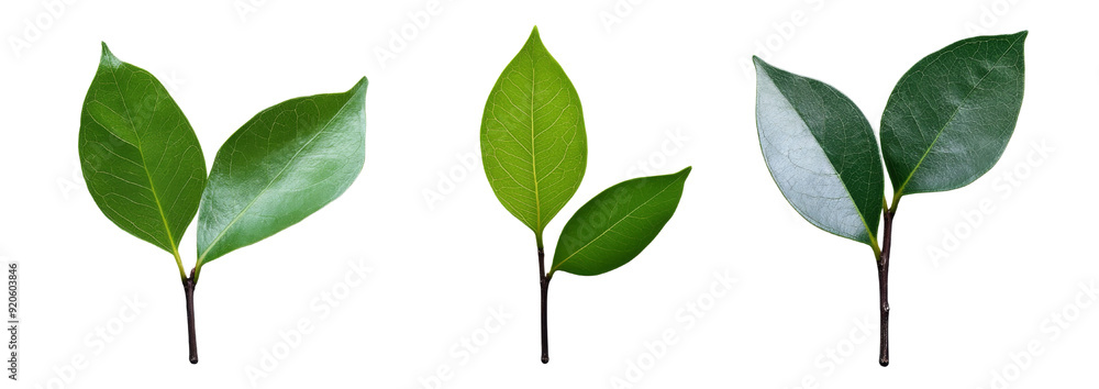 Obraz premium Plant leaf isolated on transparent background