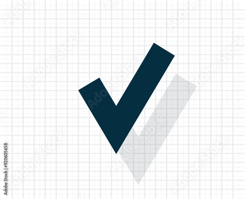 Vector icon of dark color on light checkered background