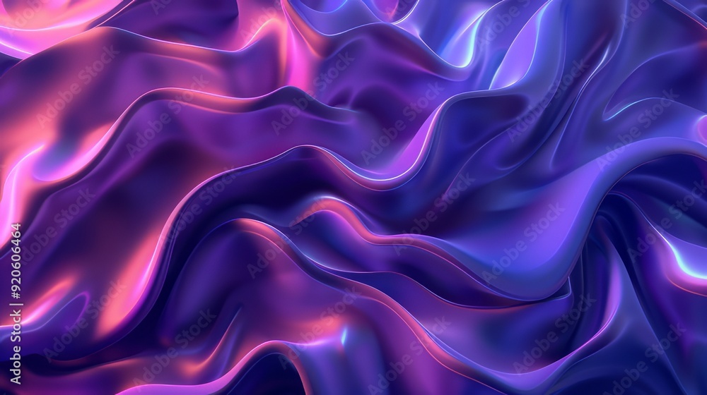 Abstract waves shape glowing in ultraviolet spectrum. Background for banner, backdrop or texture for 3D mapping Abstract waves shape glowing in ultraviolet spectrum. Background for banner, backdrop or texture for 3D mapping