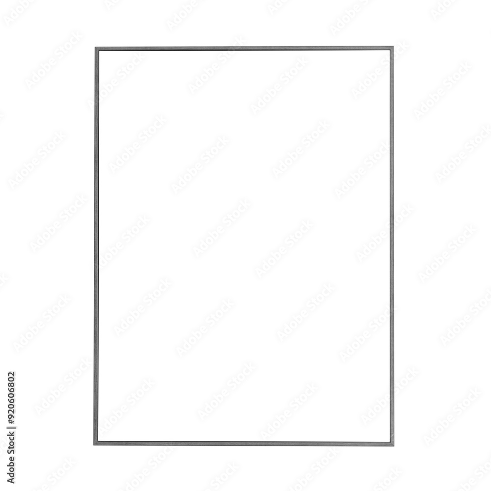 Simple picture frame png sticker, transparent background Simple picture frame png sticker, transparent background