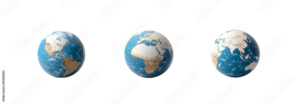 Planet earth globe isolated on transparent background Planet earth globe isolated on transparent background