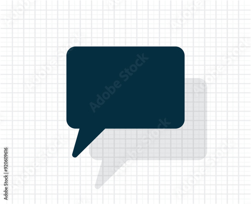 Vector icon of dark color on light checkered background