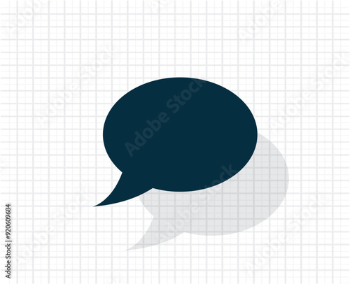 Vector icon of dark color on light checkered background