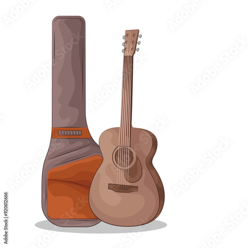 Illustration of guitar 