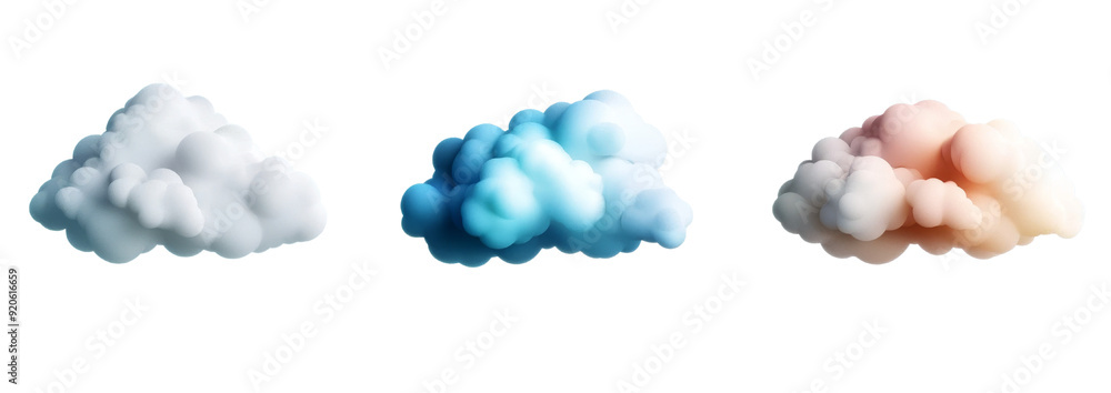Cloud design isolated on transparent background Cloud design isolated on transparent background