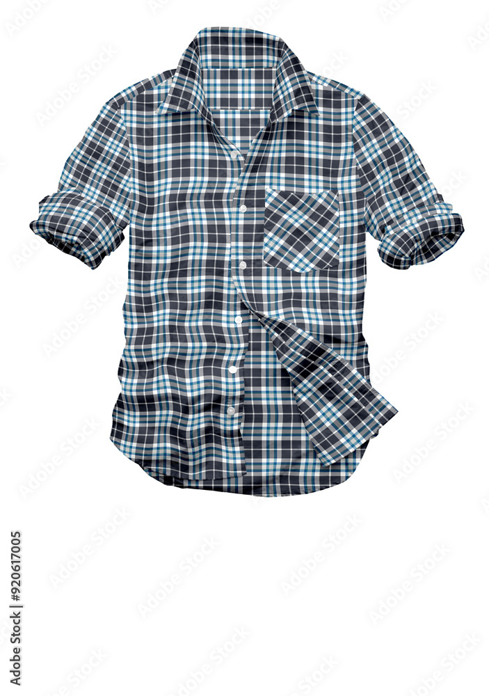 3D illustration boy causal shirt 3D illustration boy causal shirt