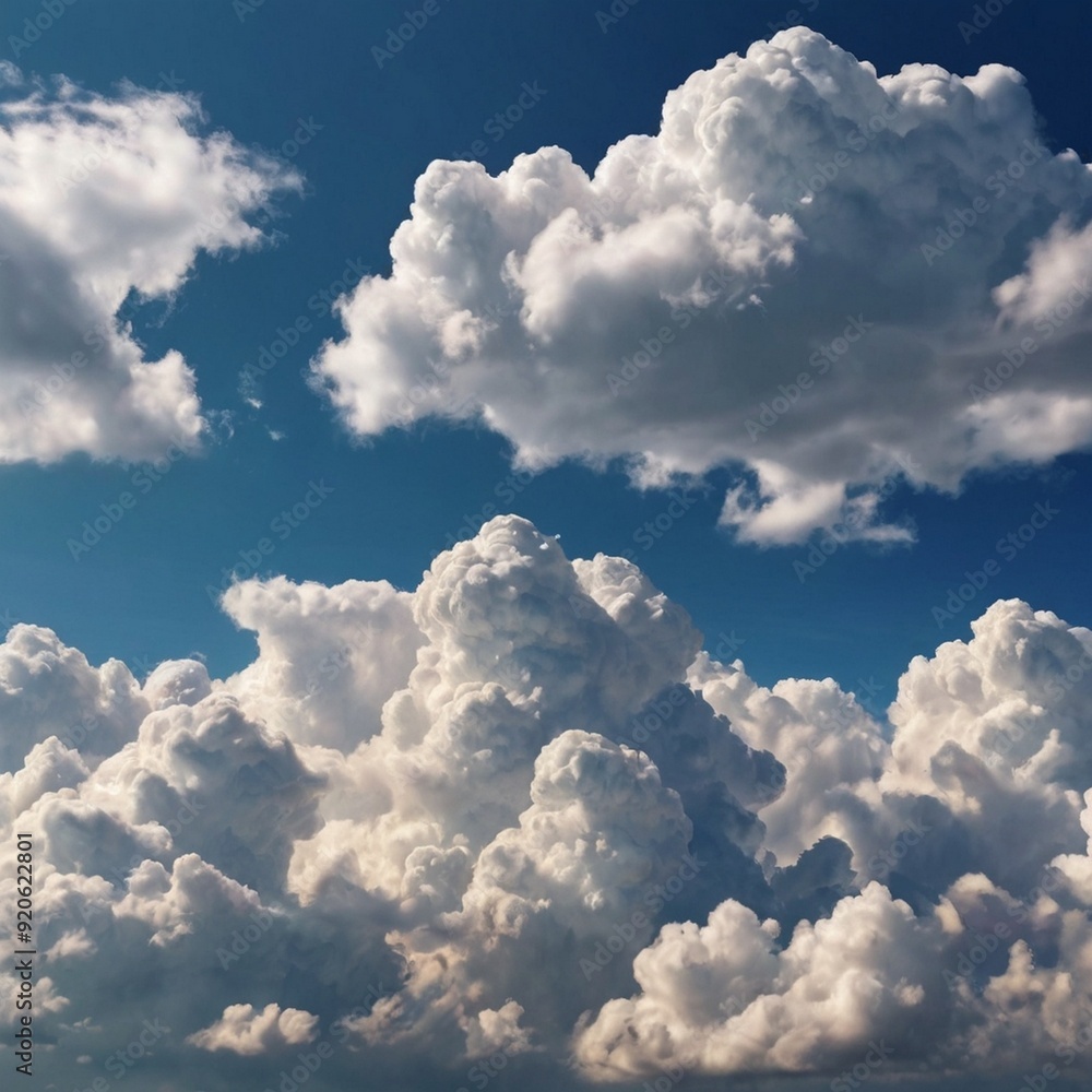 Default Puffy white clouds blue sky and clouds abstract background stock photo generated Ai Default Puffy white clouds blue sky and clouds abstract background stock photo generated Ai