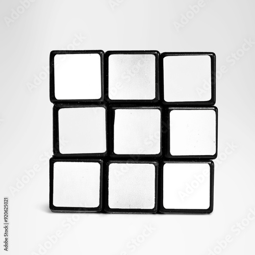 Quadro su tela Cube puzzle toy png mockup, transparent design