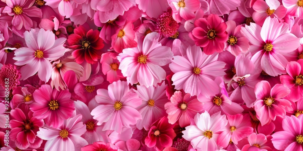 An absolutely stunning and colorful array of pink flowers, ideal for celebrating spring and floral themes An absolutely stunning and colorful array of pink flowers, ideal for celebrating spring and floral themes