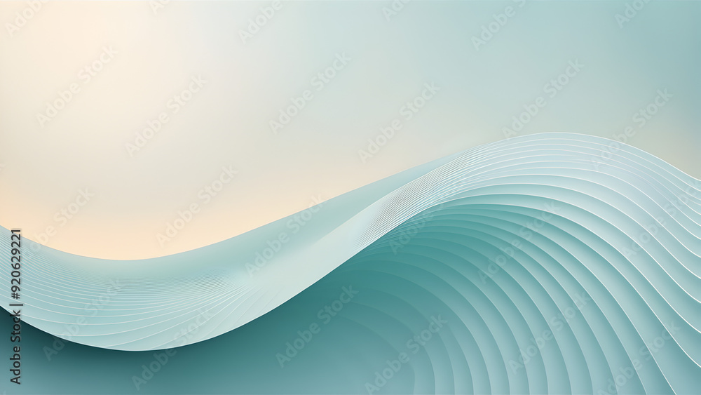 A minimalist 3D rendering featuring a subtle wave pattern with smooth gradients and gentle lighting, creating a calm and refined background perfect for PPT cover pages. A minimalist 3D rendering featuring a subtle wave pattern with smooth gradients and gentle lighting, creating a calm and refined background perfect for PPT cover pages.