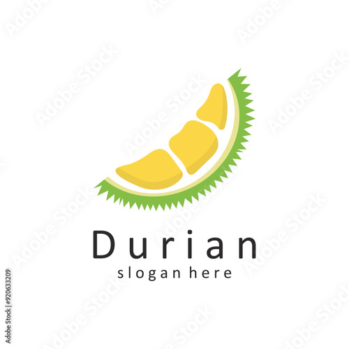 Vector Fresh Durian Fruit Icon