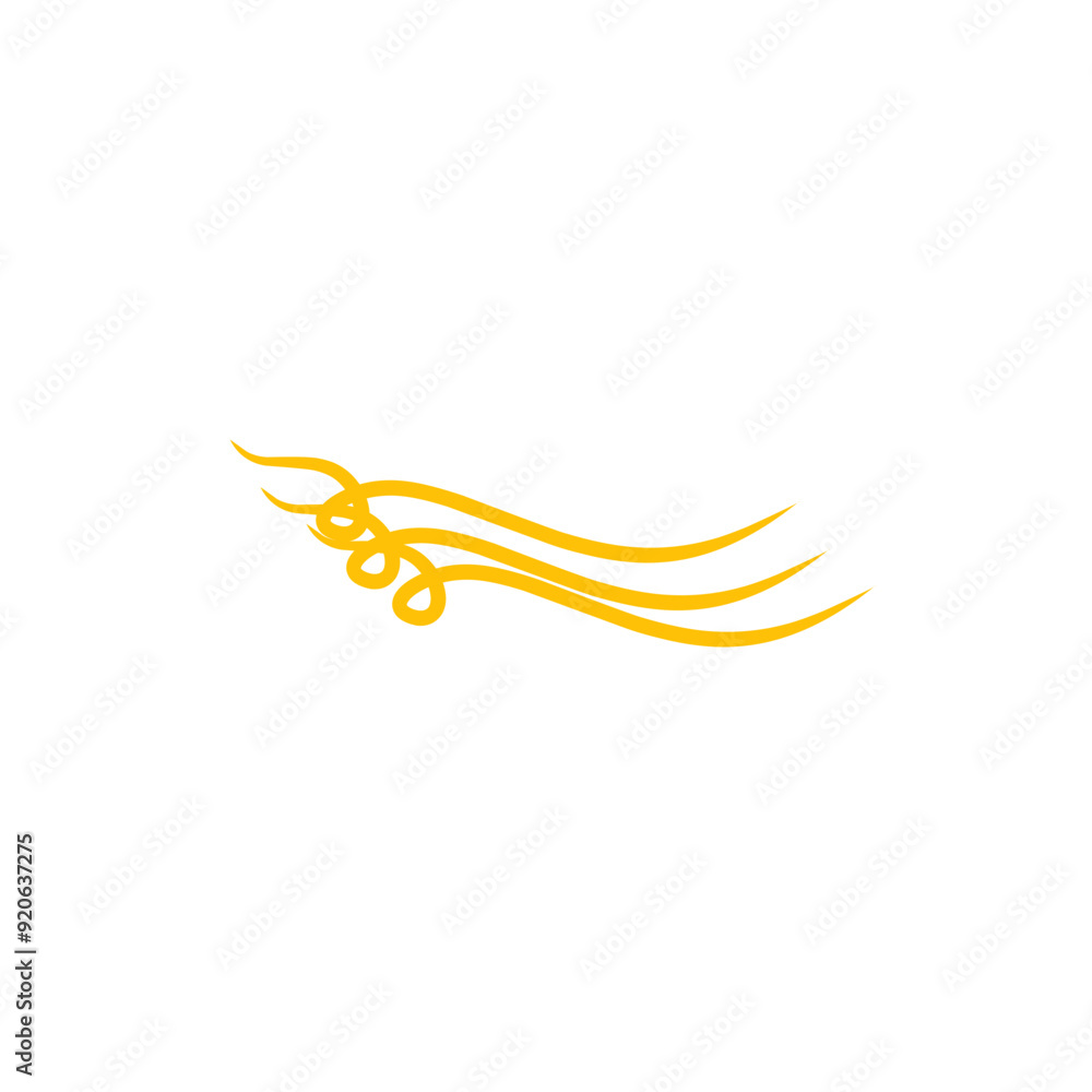 Fototapeta premium curved wave line