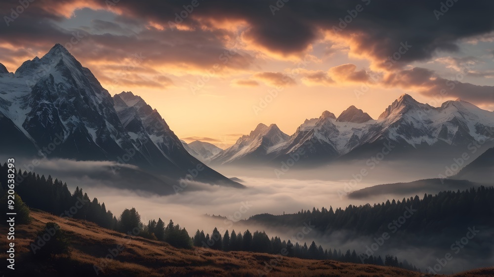 Mountain range in the background with low clouds, taken during dawn
Mountain range in the background with low clouds, taken during dawn