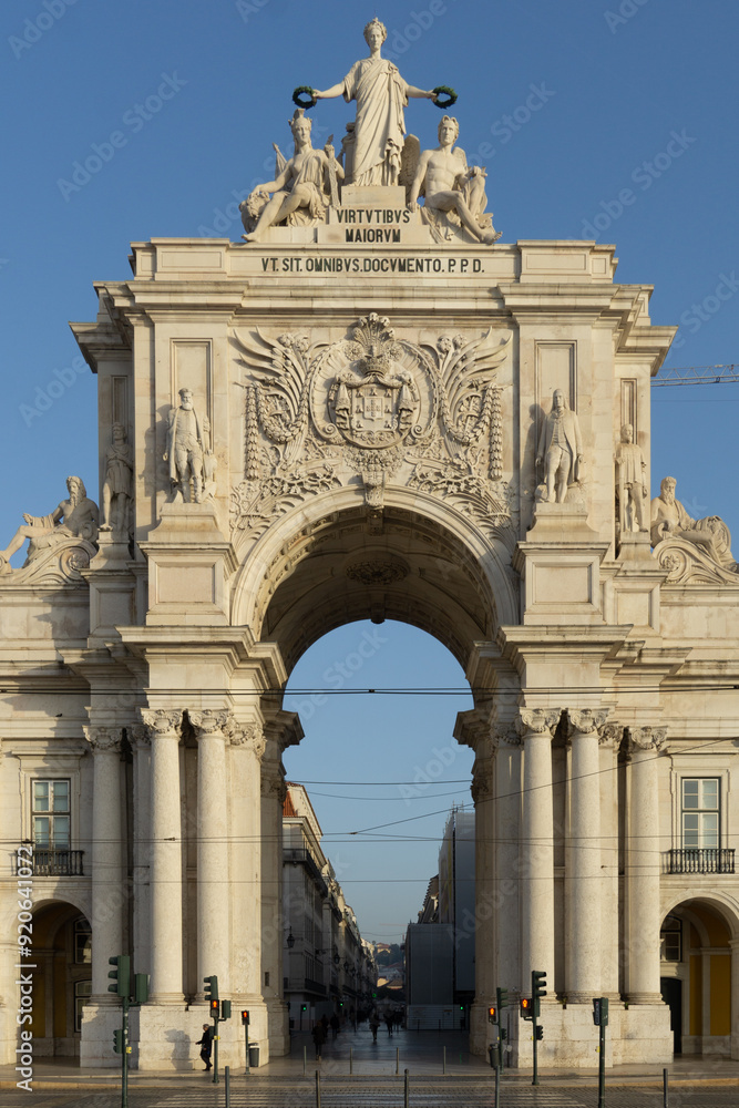 Fototapeta premium Early morning Praça do Comércio, Lisbon