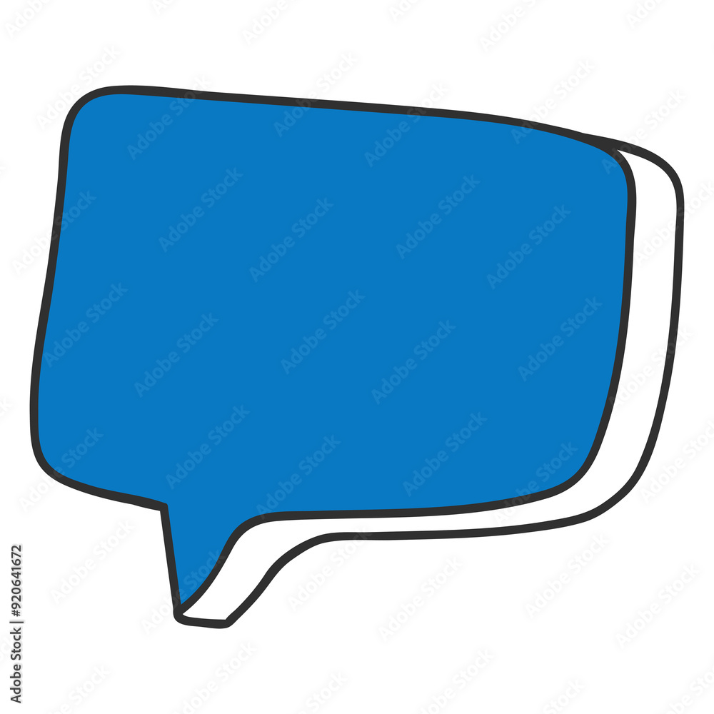 Png blue speech box, transparent background Png blue speech box, transparent background