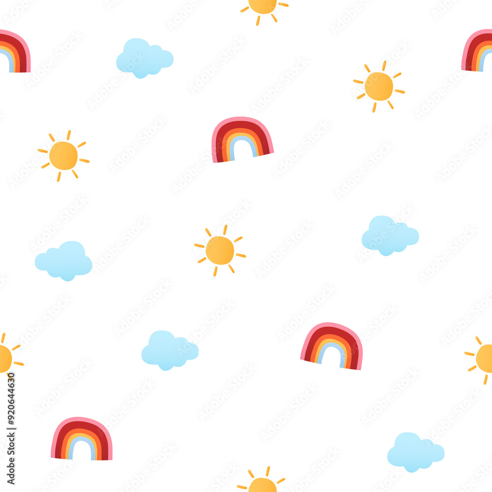 Rainbow pattern png transparent background, cute illustration sticker Rainbow pattern png transparent background, cute illustration sticker