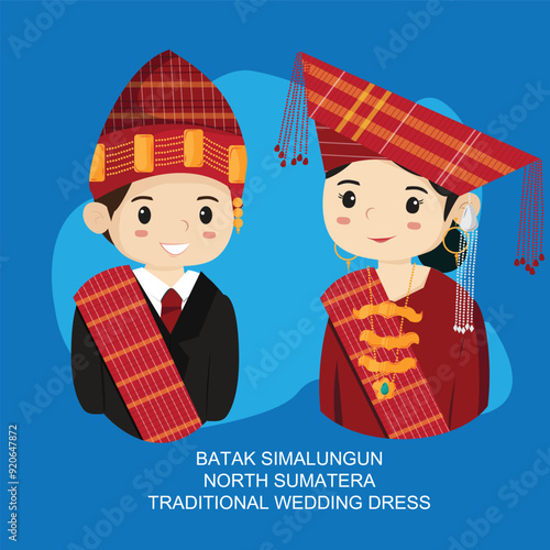 batak simalungun traditional wedding dress Batak Simalungun Indonesia photo