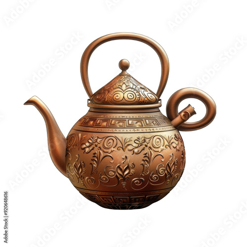 teapot isolated on transparent background