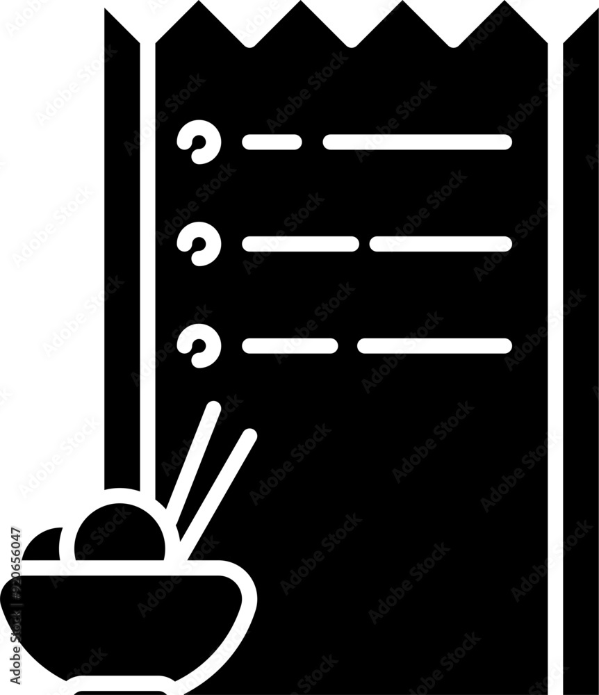 Order receipt icon vector illustration Order receipt icon vector illustration