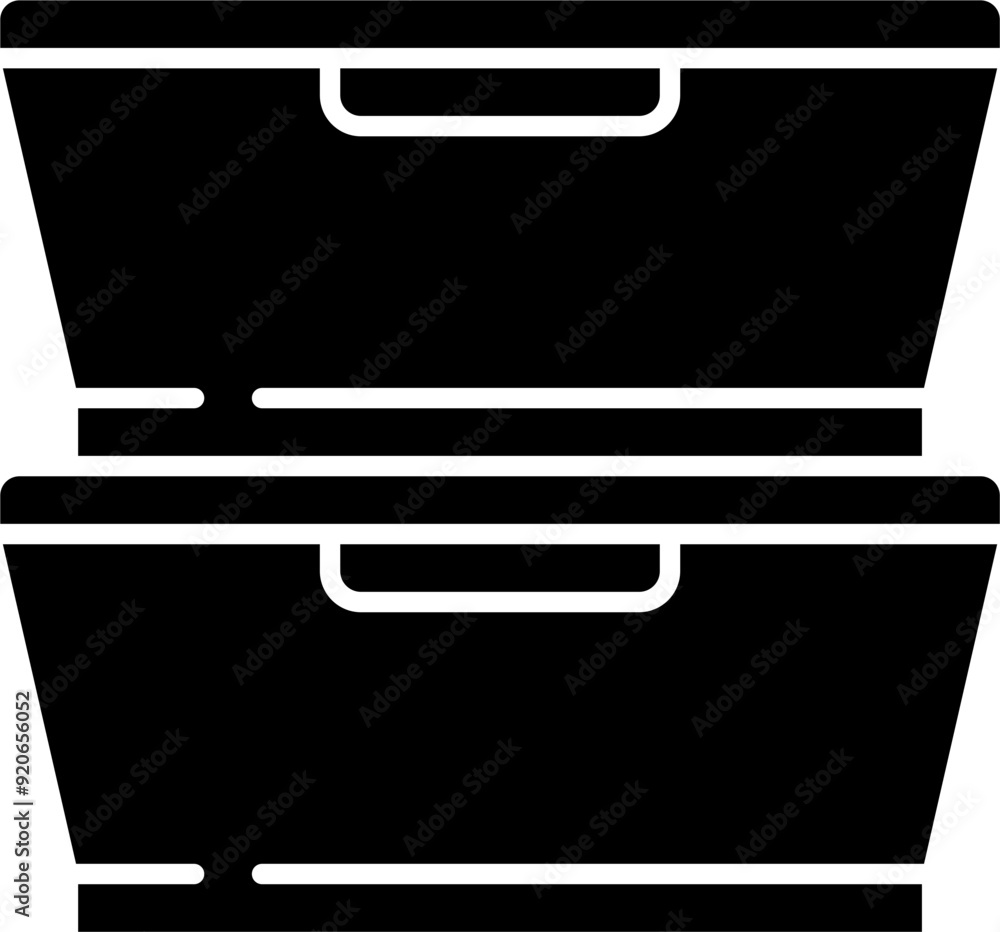 Meal container icon vector illustration Meal container icon vector illustration