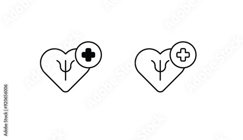 Occupational Therapy icon design with white background stock illustration