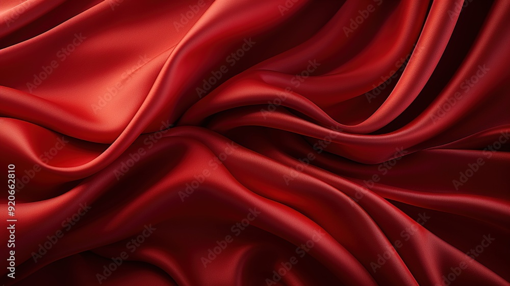 Obraz premium red silk background
