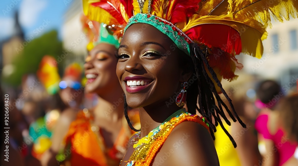 Obraz premium 47. **The colorful and lively street performances of the Copenhagen Carnival in Denmark**