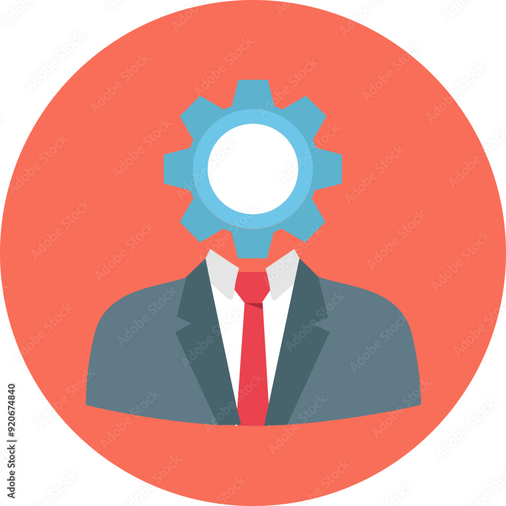 Manager vector icon in background style Manager vector icon in background style