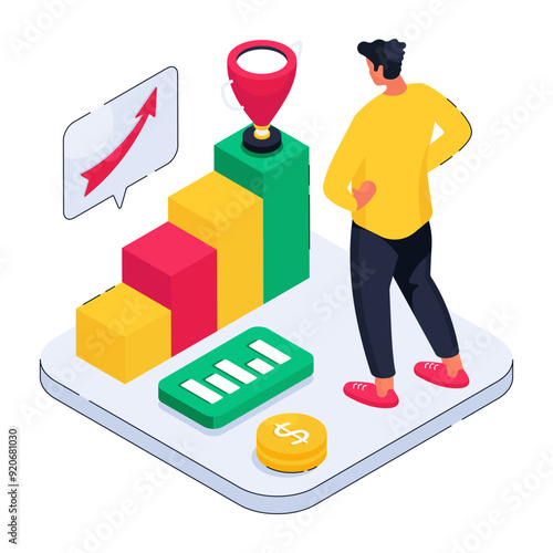 Perfect design illustration of leaderboard 

