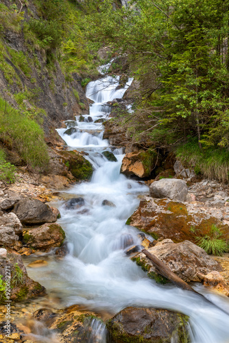 Kaskaden in der Silberkarklamm bei Schladming, Steiermark, Österreich