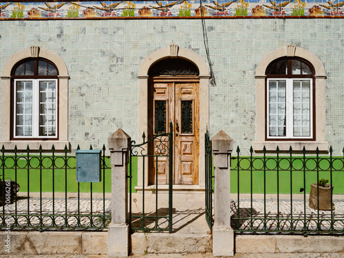 Obraz na płótnie Traditional house in Castro Verde, Beja District in Alentejo, Portugal w salonie