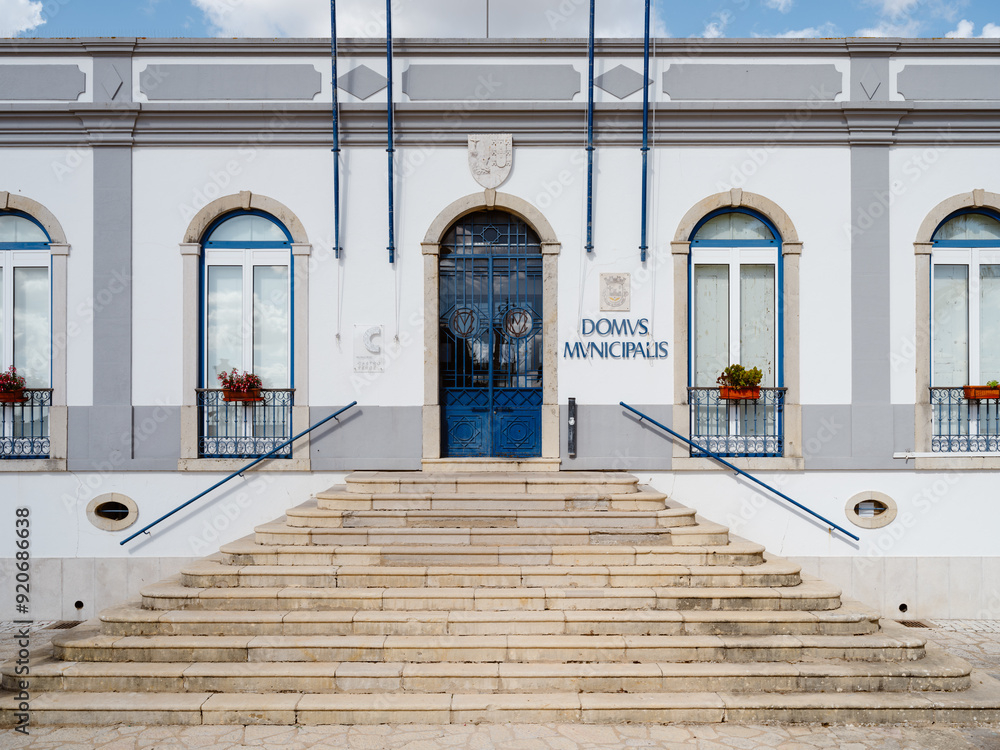 Town hall in Castro Verde, Alentejo, Portugal, Beja District