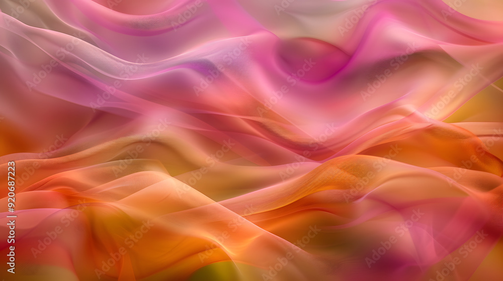 A colorful, flowing piece of fabric with a blue and green hue. The fabric is waving in the air, creating a sense of movement and energy A colorful, flowing piece of fabric with a blue and green hue. The fabric is waving in the air, creating a sense of movement and energy