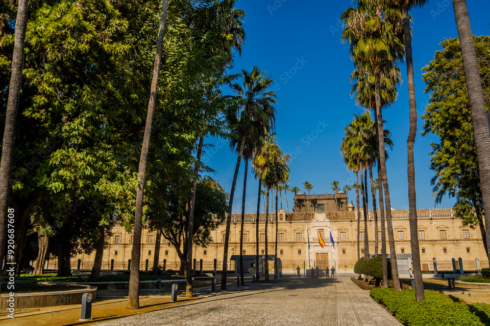 Andalusian Parliament, (Parlamento de Andalucía) in Seville, Spain