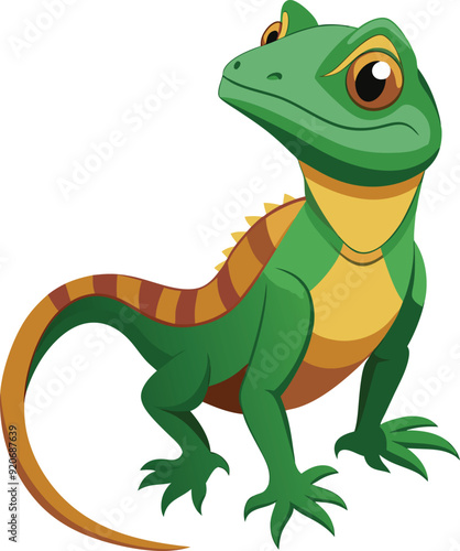 Realistic a lizard Vector Art 