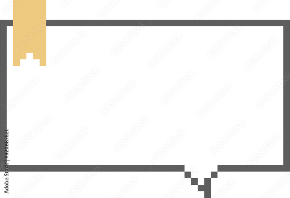 8bit retro game pixel art speech bubble balloon icon sticker memo keyword planner text box banner, flat png isolated transparent element design 8bit retro game pixel art speech bubble balloon icon sticker memo keyword planner text box banner, flat png isolated transparent element design