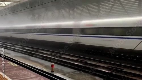 A Chinese high speed train