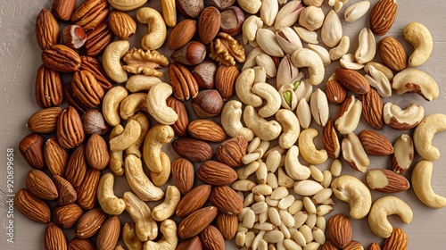 Colorful Assorted Nuts Pattern