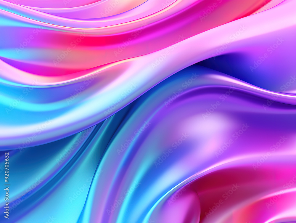 Abstract twisted organic background with iridescent holographic gradient Abstract twisted organic background with iridescent holographic gradient